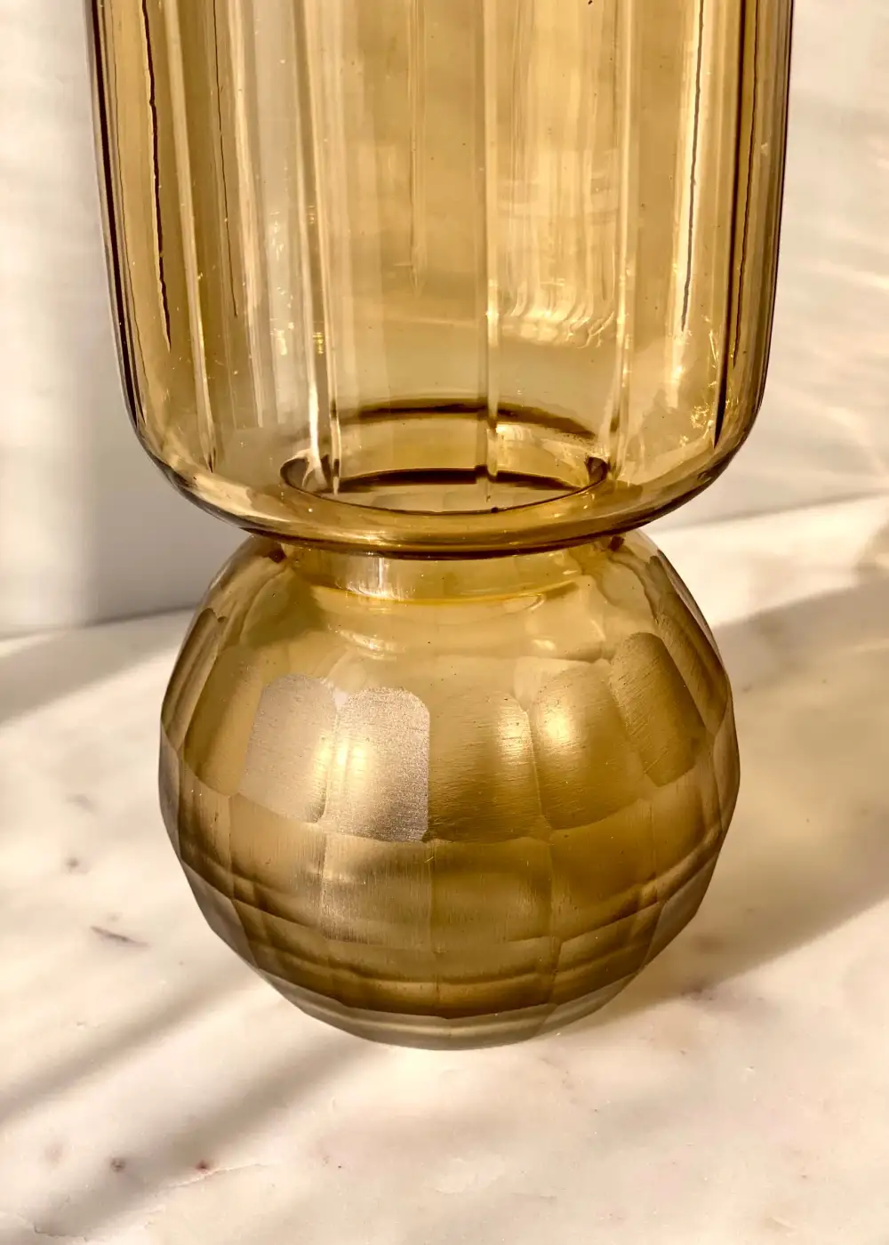 Pedestal Glass Vase Medium