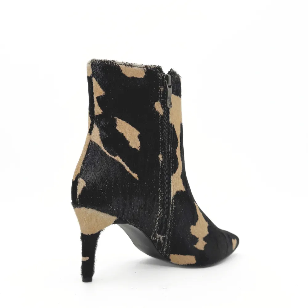 Pony Hair Ankle Boots