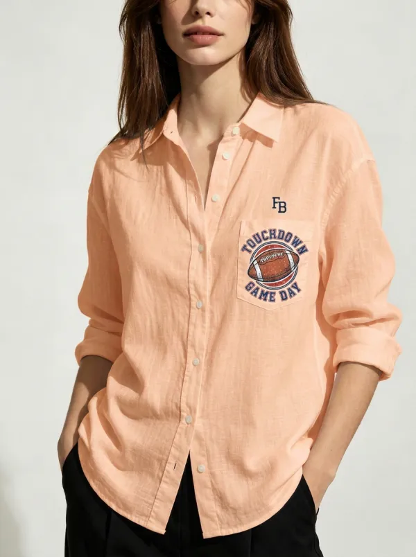 Football Graphic Casual Shirt