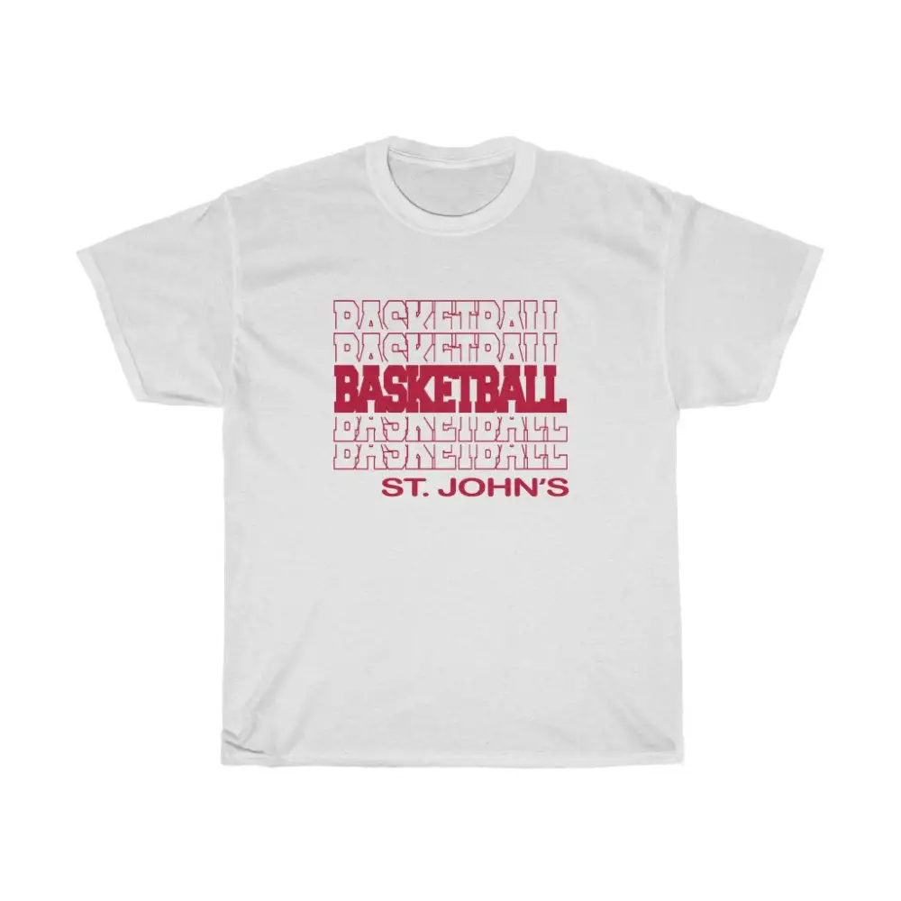 Basketball St Johns in Modern Stacked Lettering
