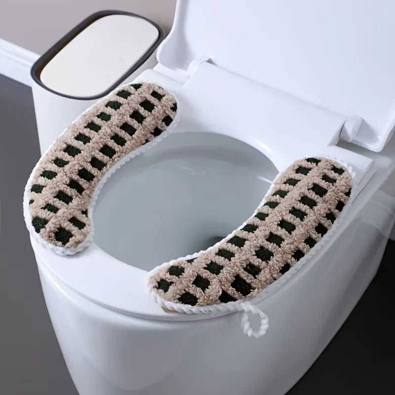 Plush Toilet Seat Cover