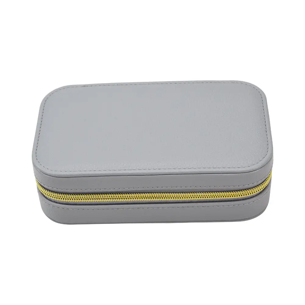 Leah Rectangle Travel Jewelry Box