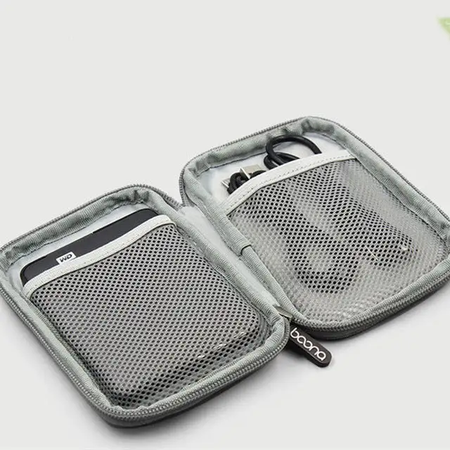 Rounded Travel Cable Organizer Bag