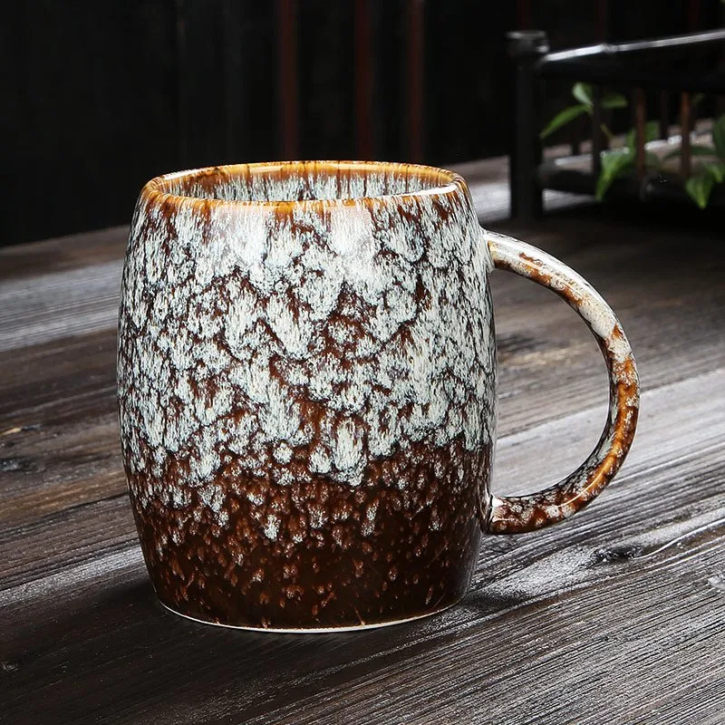 Patterned Ceramic Coffee Mug