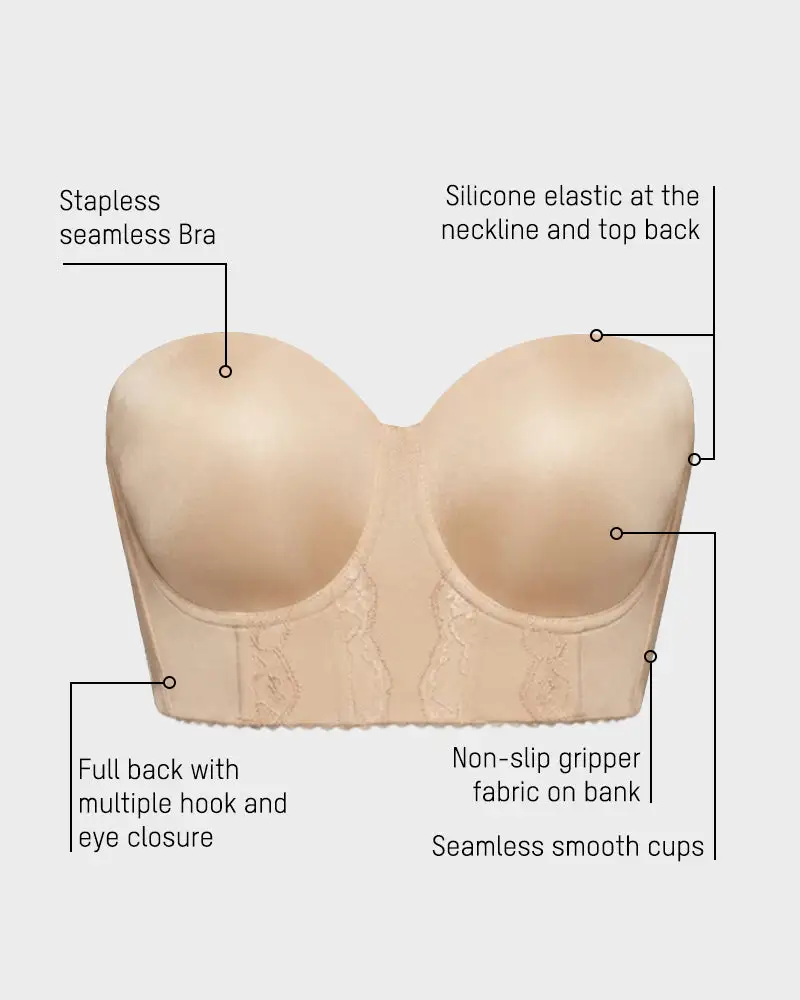 The Low Back Strapless Bra