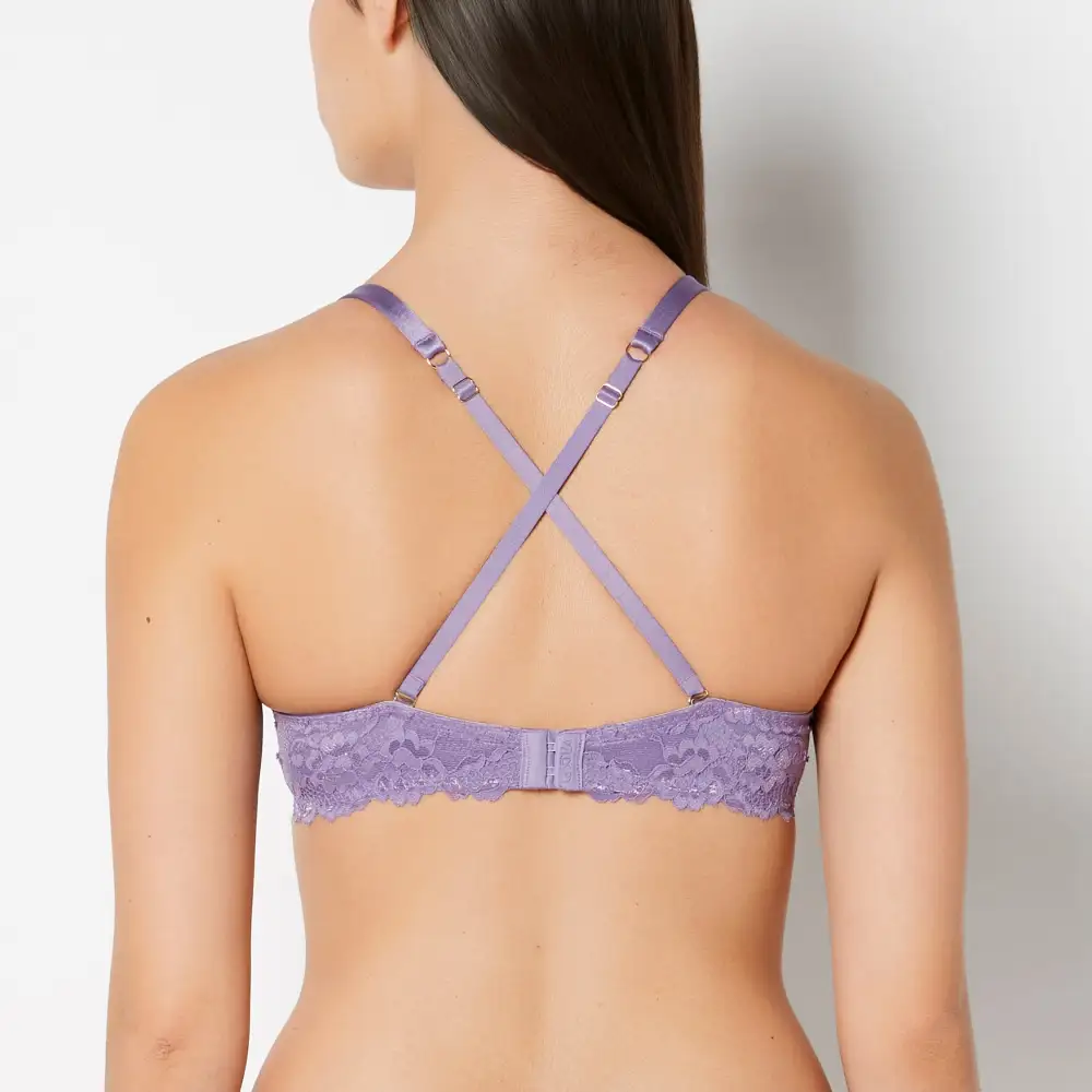 Signature Full Coverage Lightly Lined Bra With Romantic Lace Wing