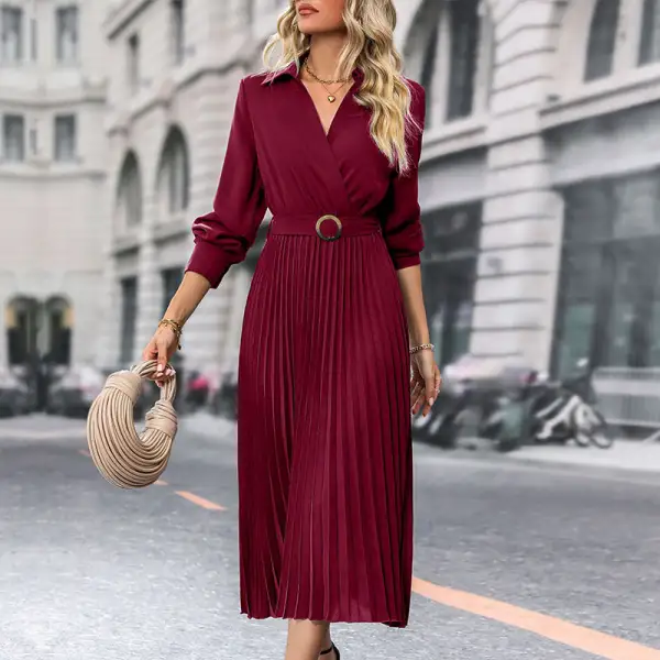 Women's Pleated Dress