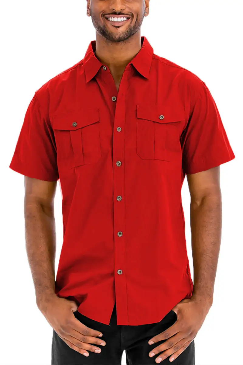 Two Pocket Button-Up Shirt