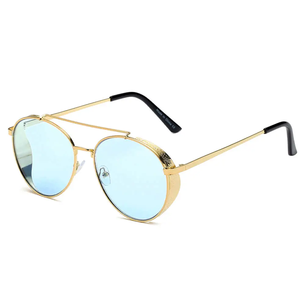 Woven Brow Bar Frame Sunglasses