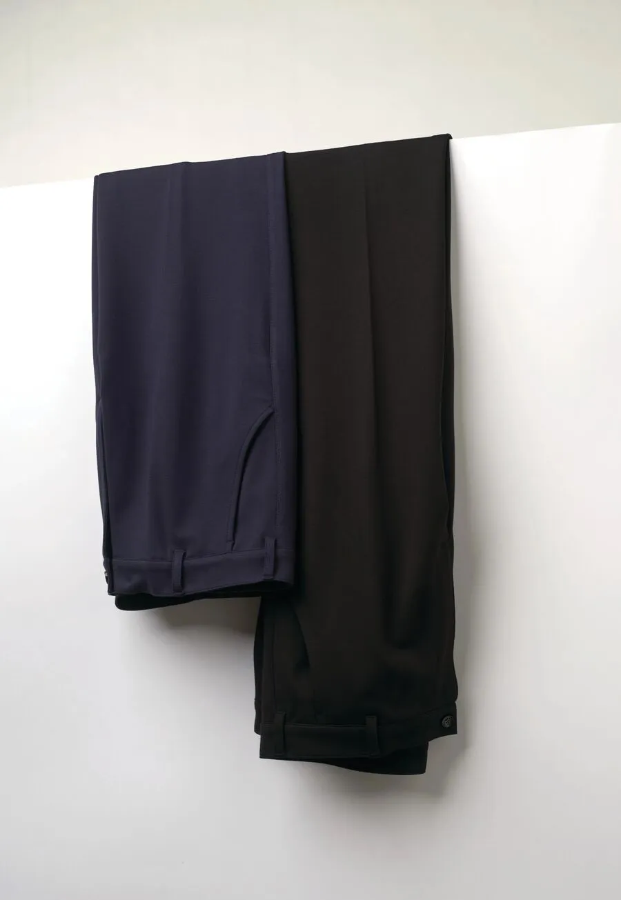 Men's Jersey Stretch Tailored Fit Narrow Leg Trousers