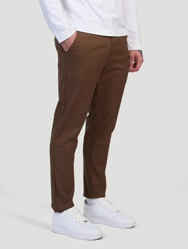 Brown Stretch Pants