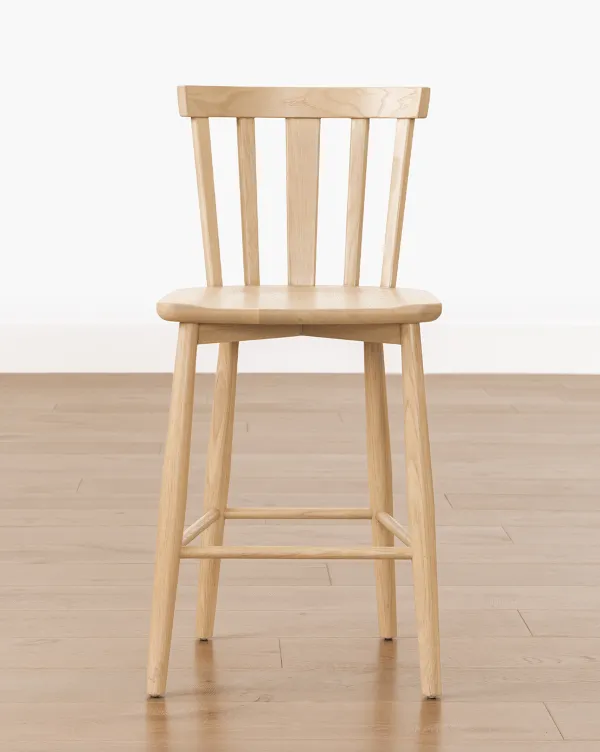 Curved Wood Stool