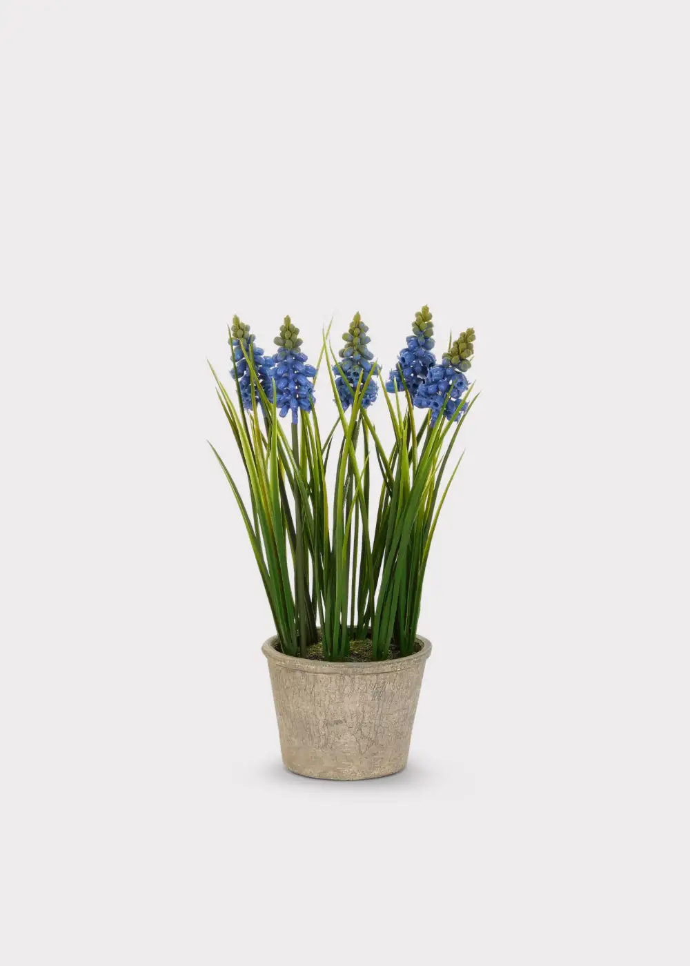 Artificial Grape Hyacinth Potted Plant