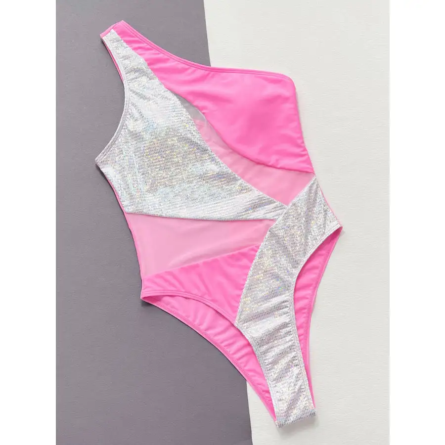 Women's Contrast One-Piece Swimsuit