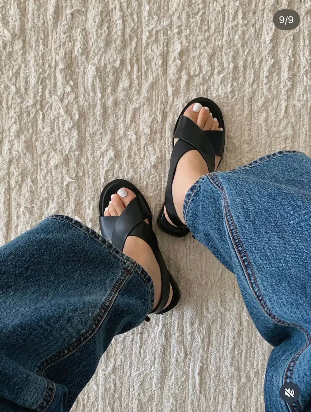 Calf Leather Cross Strap Classy Heeled Sandals