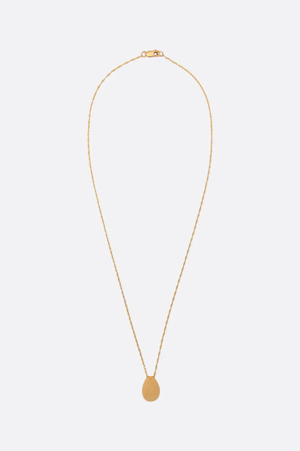 Modern Gold Tone Chain Necklace