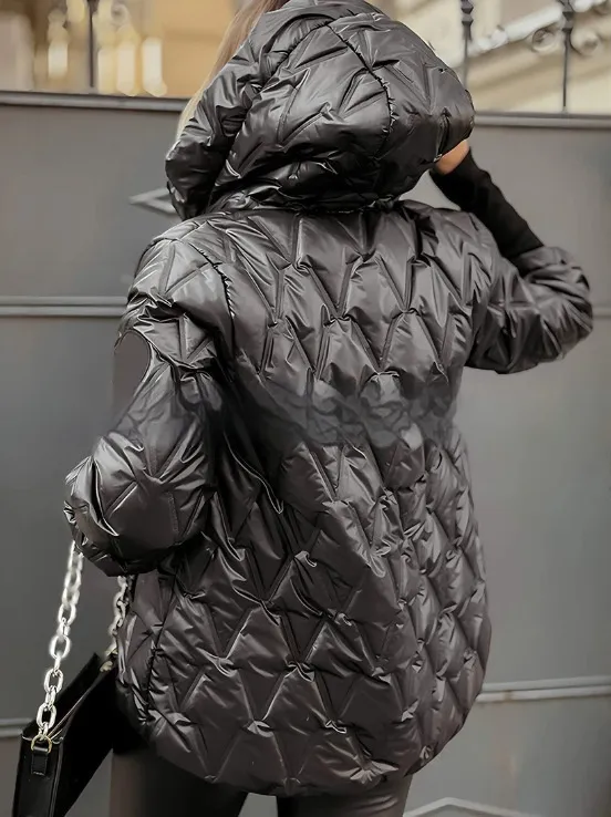 Hooded Patchwork Jacket