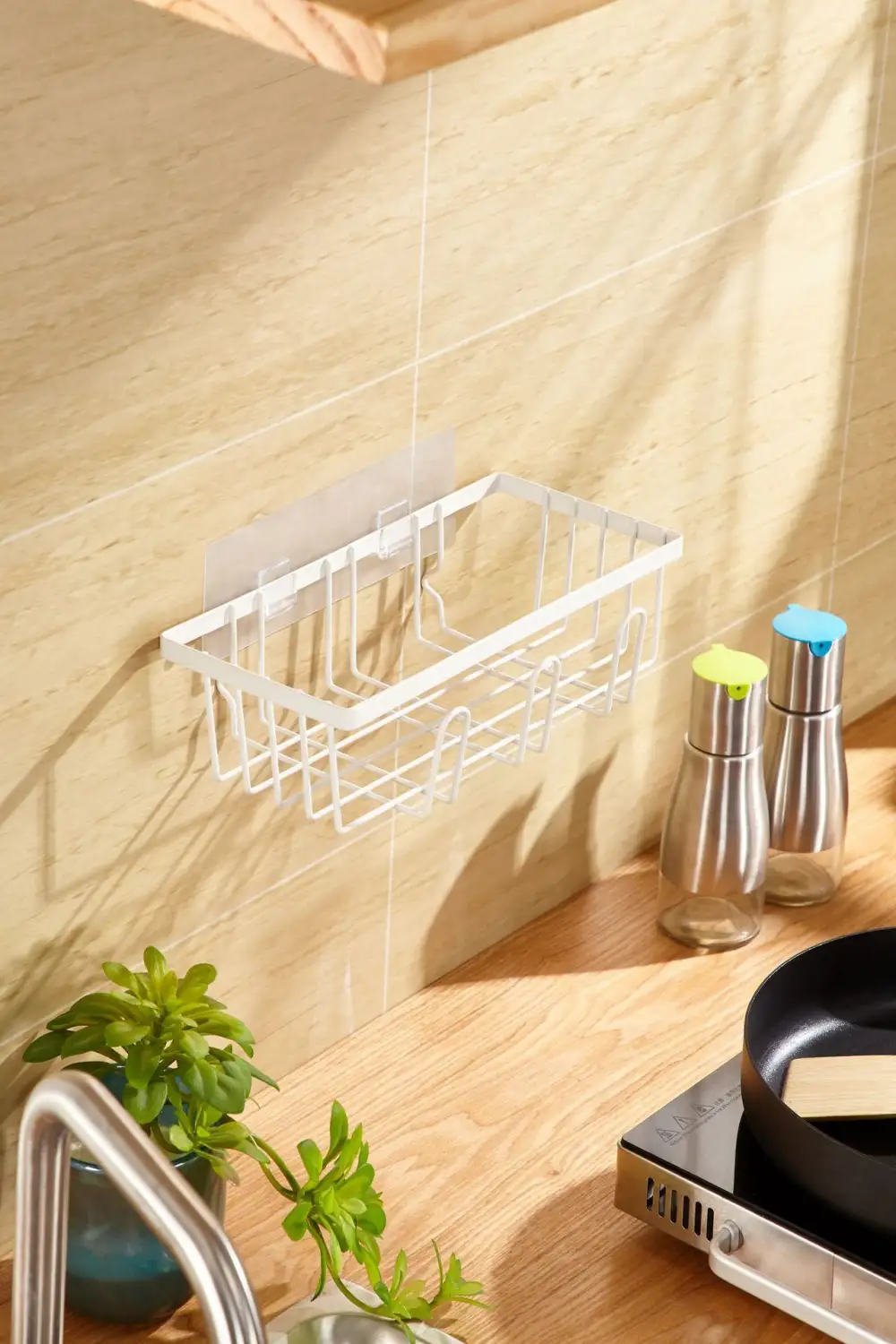 Wall Mounted Storage Shelf White