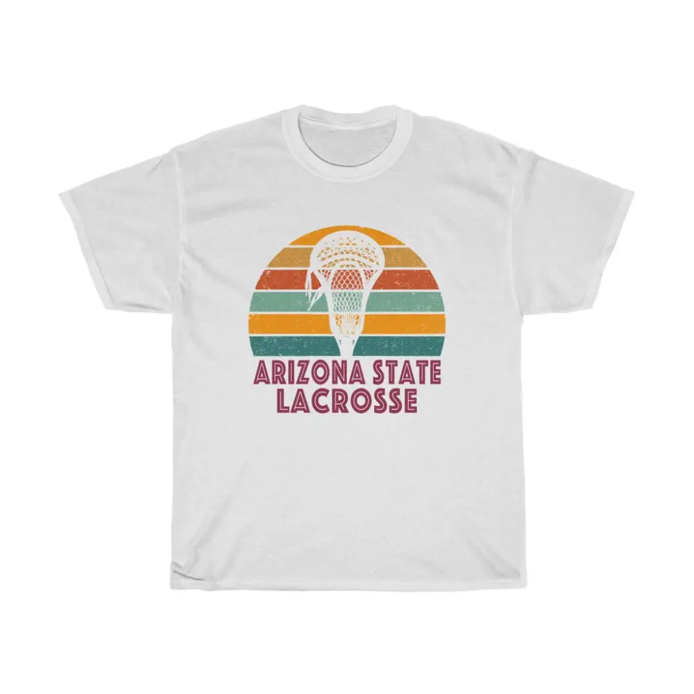 Arizona State Lacrosse Retro Sunset T-Shirt
