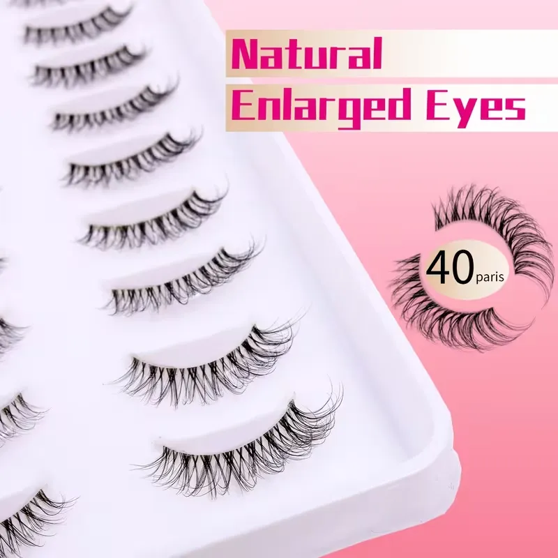 40 Pairs Lightweight Comfort False Lashes