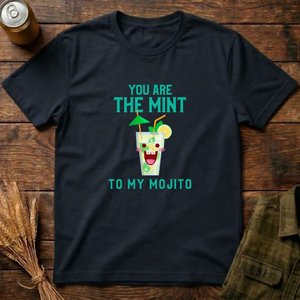 Mint To My Mojito Graphic Cotton T-Shirt