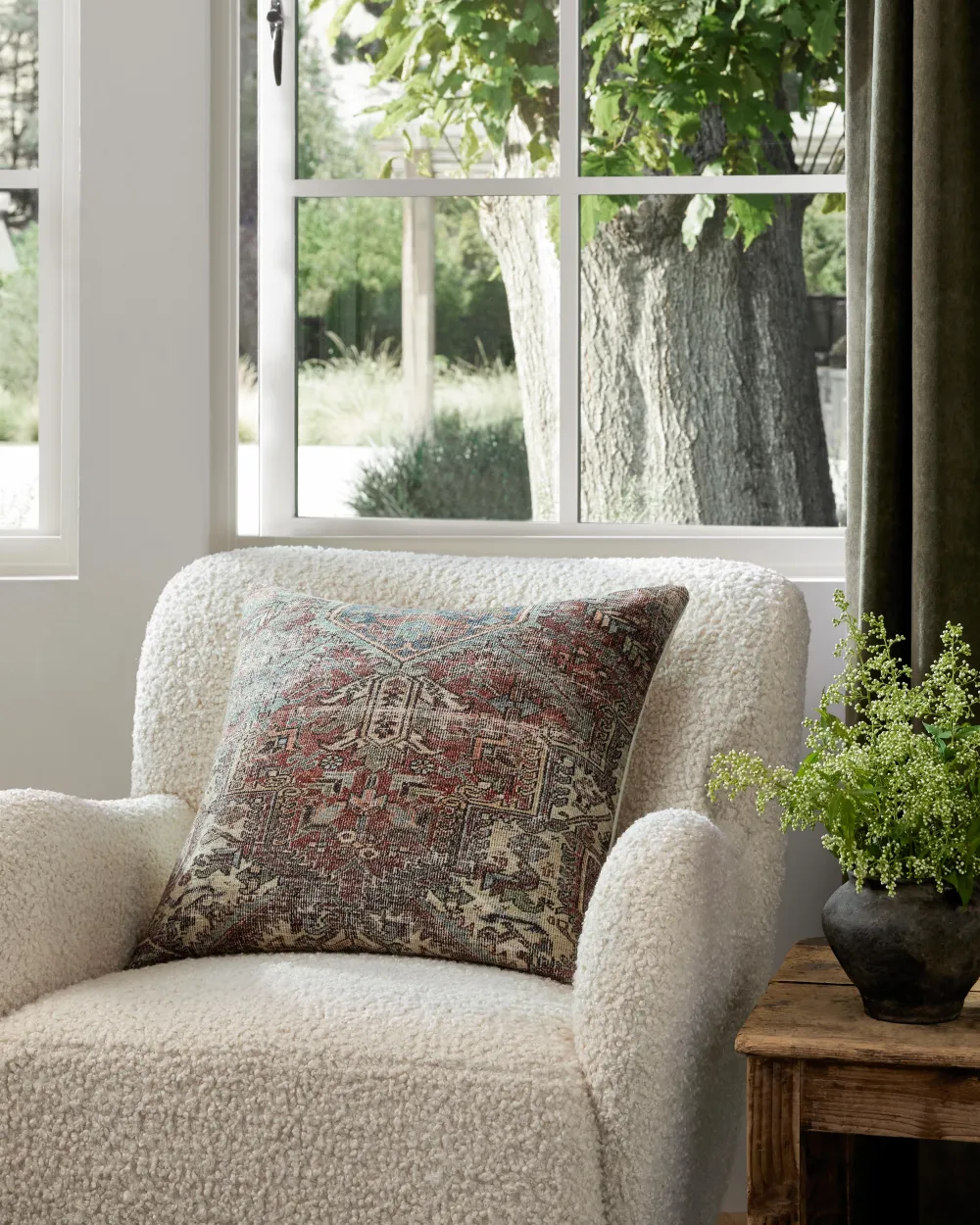 Patterned Accent Sofa Cushion