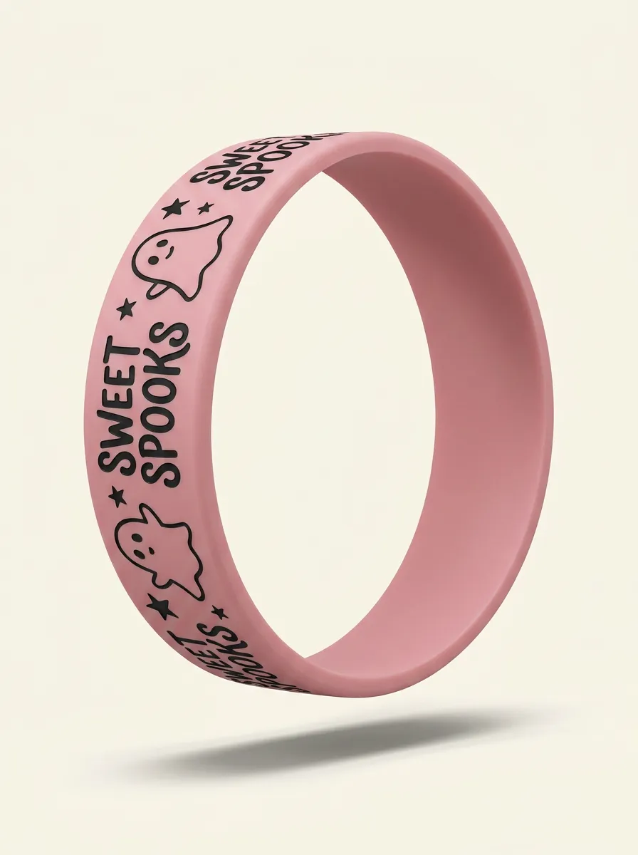 Halloween-Night Ghost Sweet-Spooks Halloween Graphic Wristband