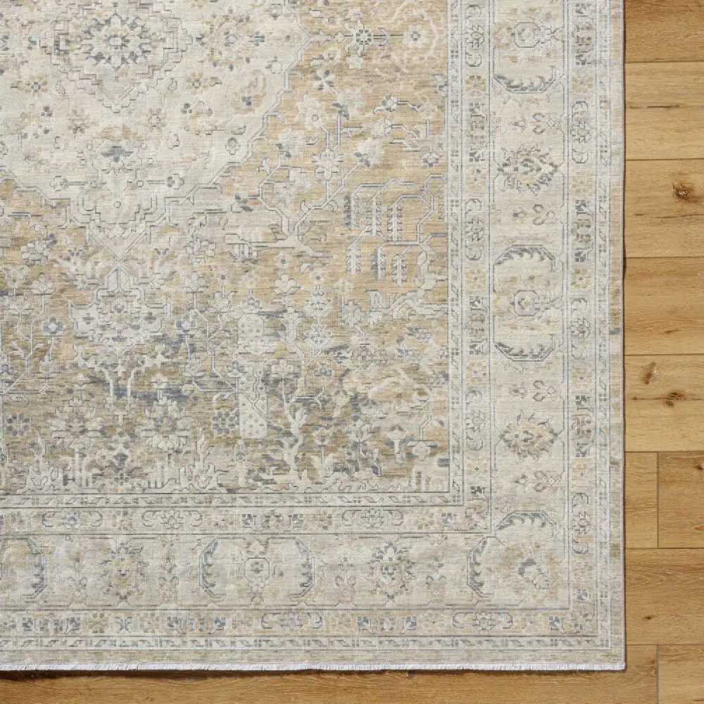 Wool Floral Print Carpet