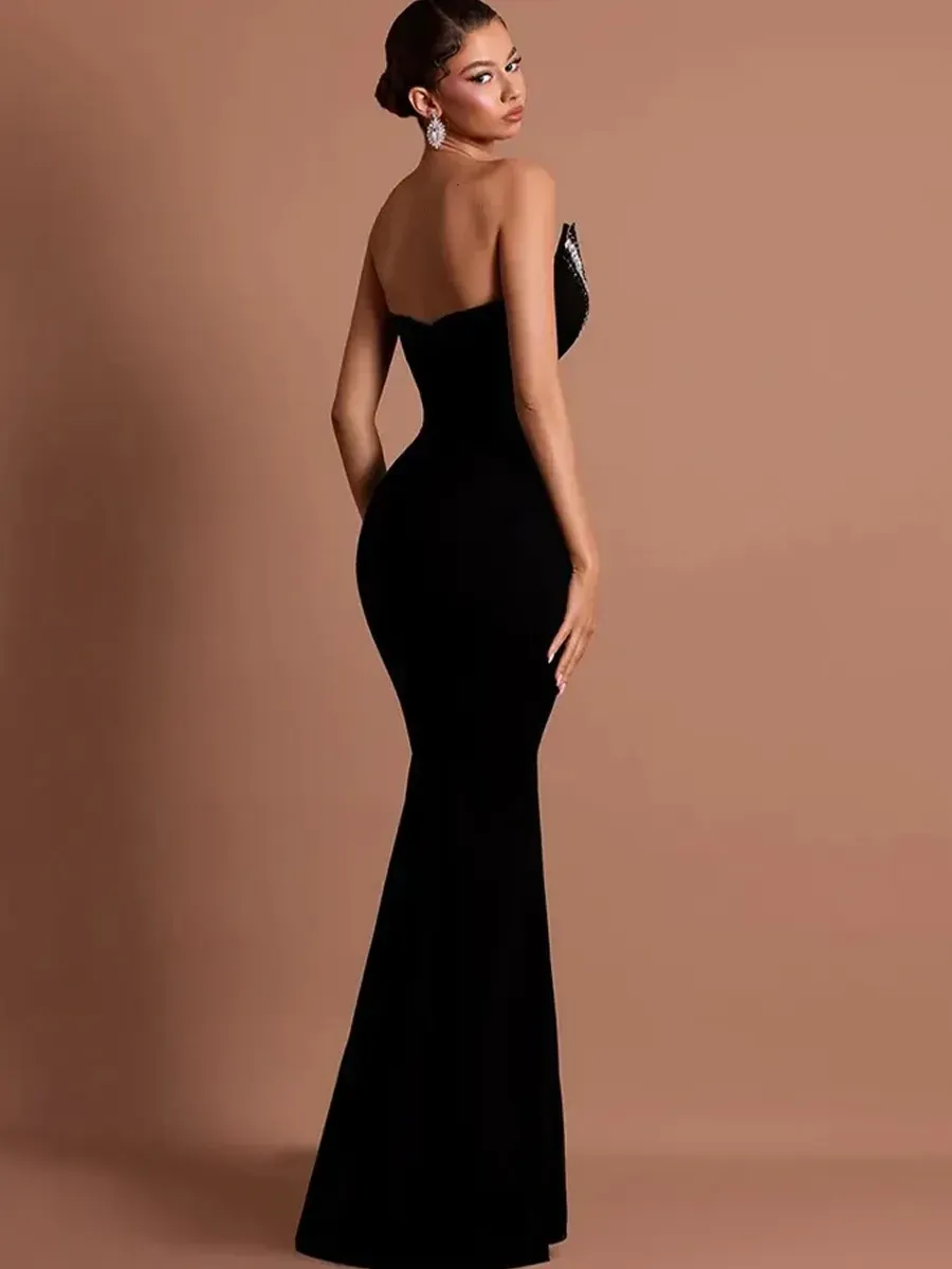 Amira Maxi Dress In Black