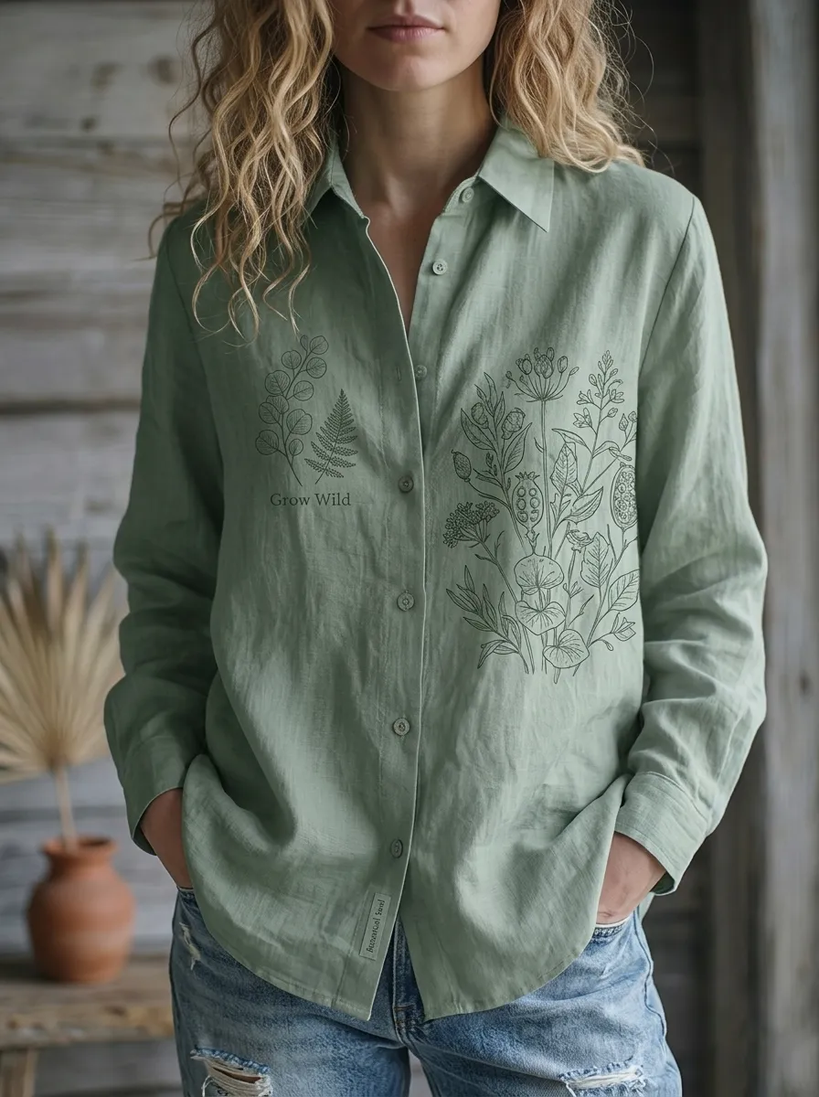 Nature Lover Grow Casual Shirt