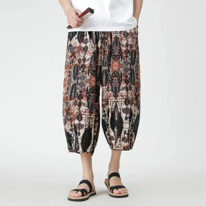 Patchwork Pocketed Pants