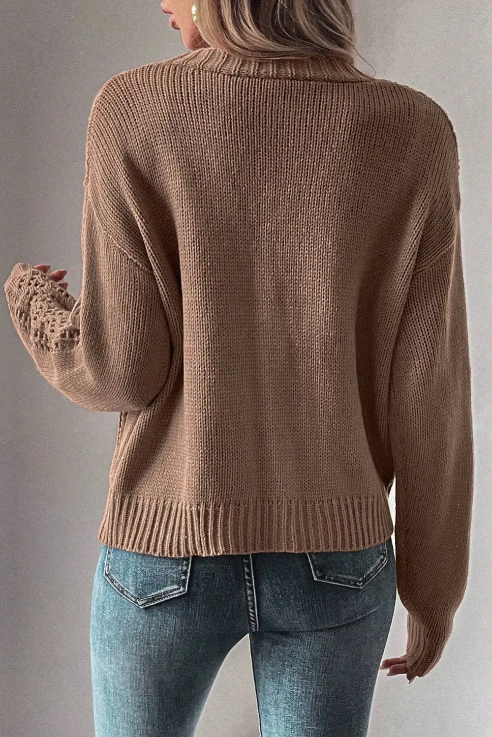 Easy Layer Drop Shoulder Cardigan