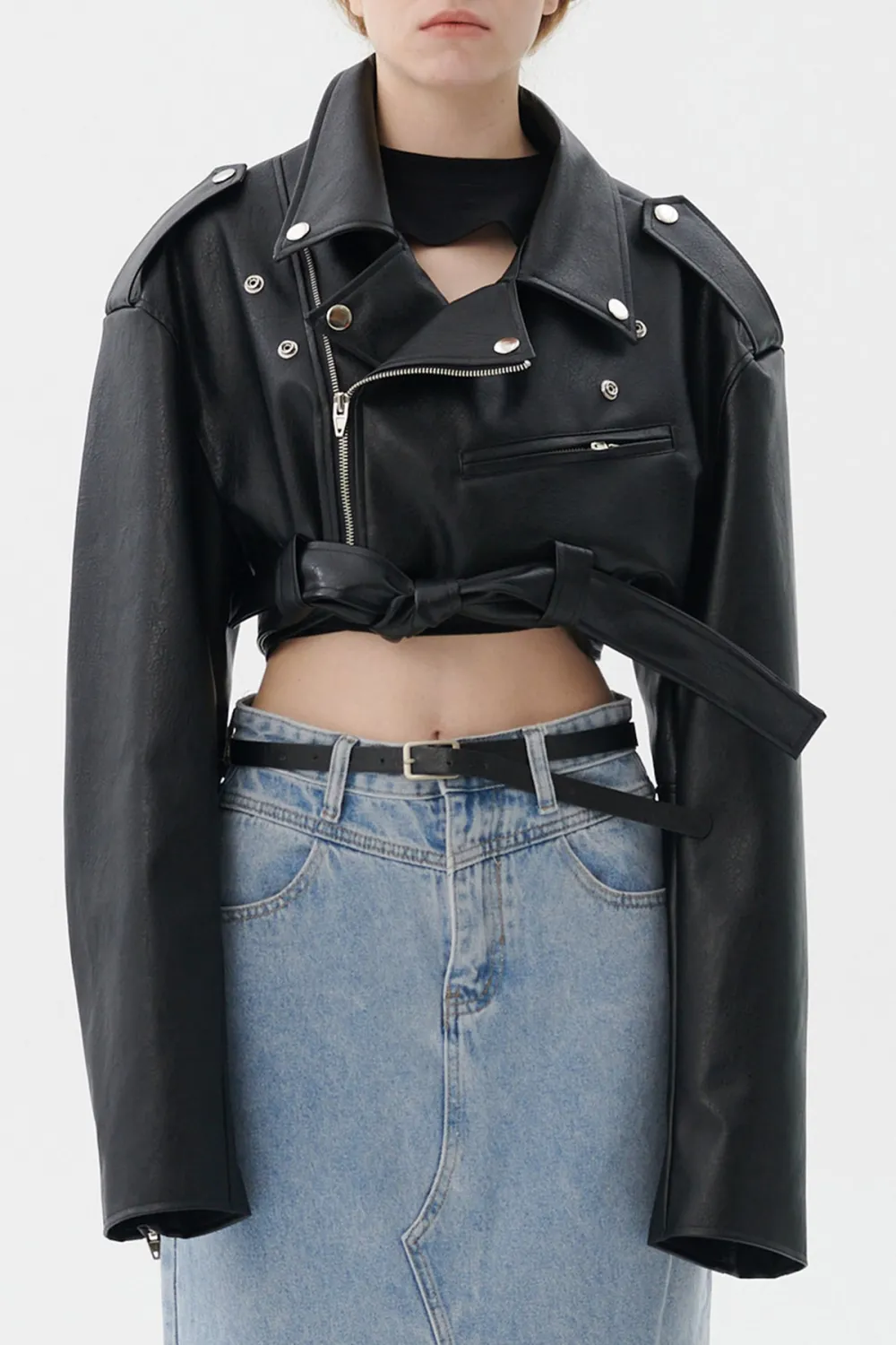 Cropped Rider Jacket