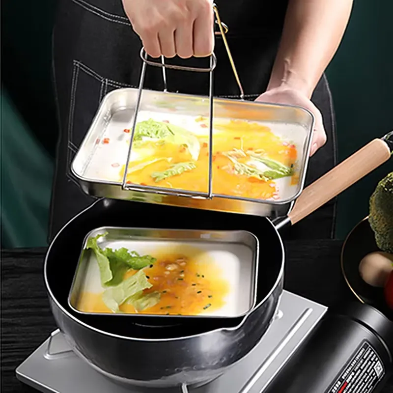 Household Rectangular Stainless Steel Plate