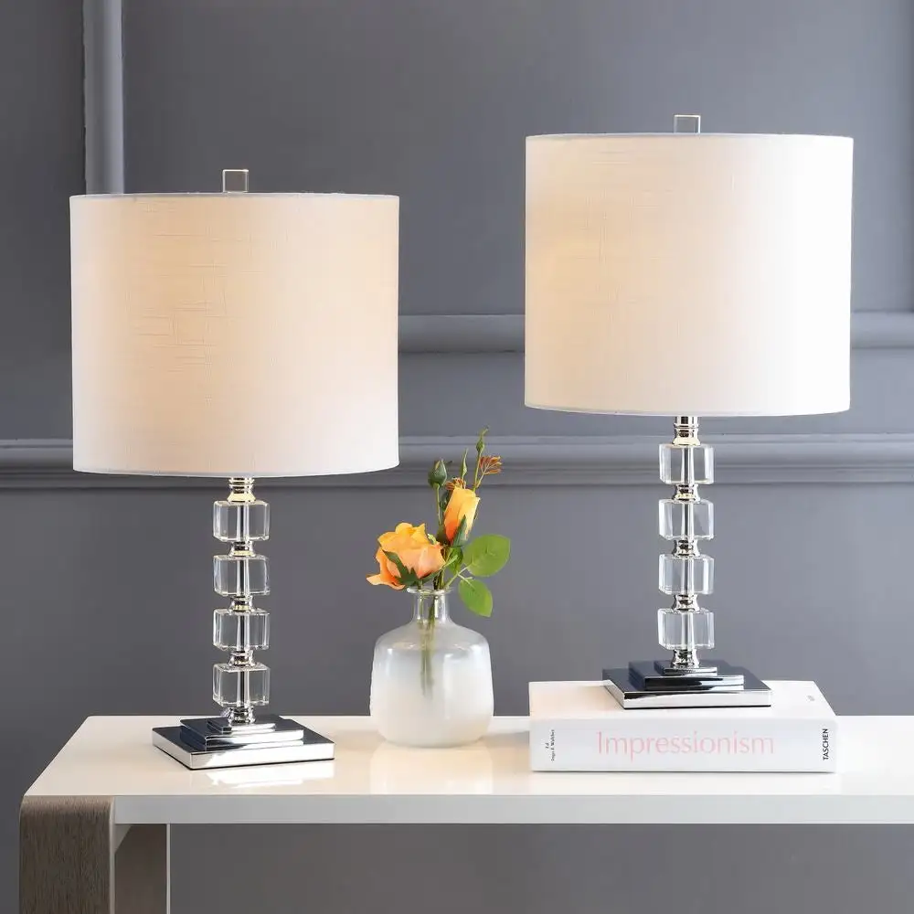 LED Crystal Metal Table Lamp