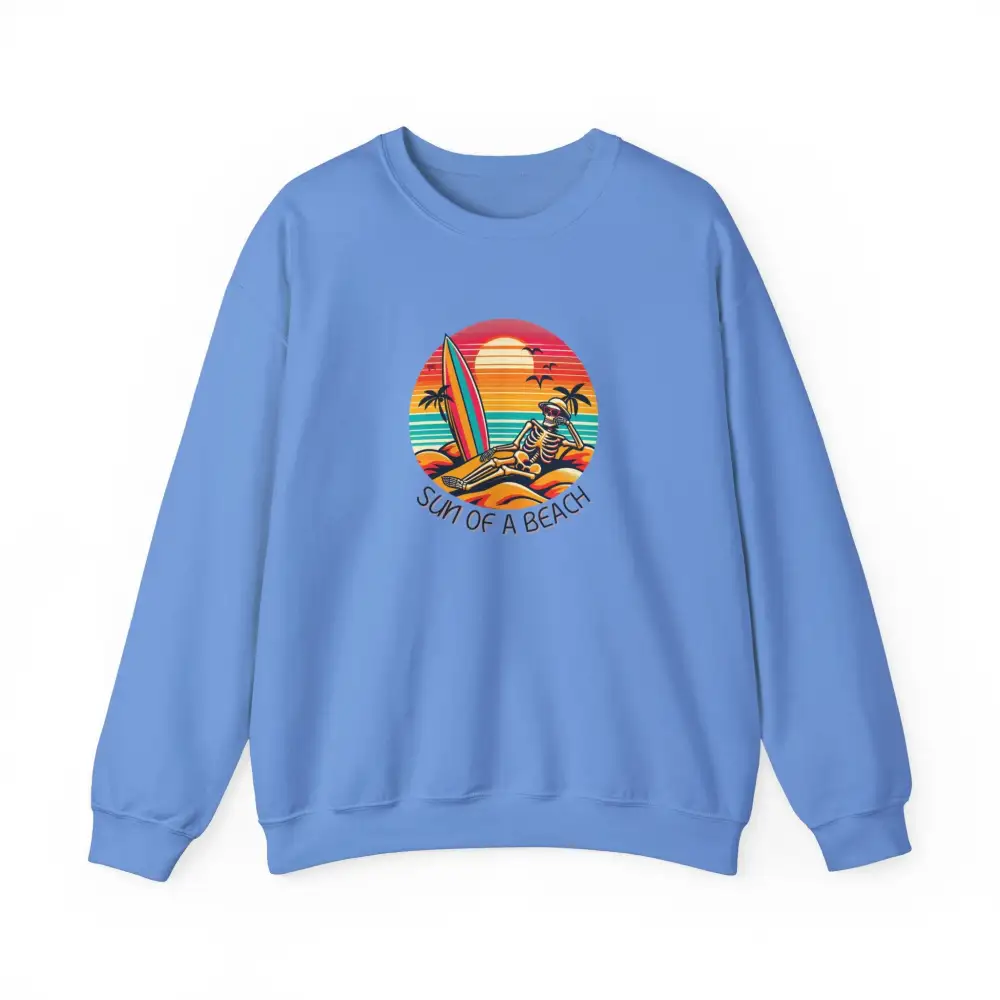 Skeleton Beach Graphic Crewneck Sweatshirt