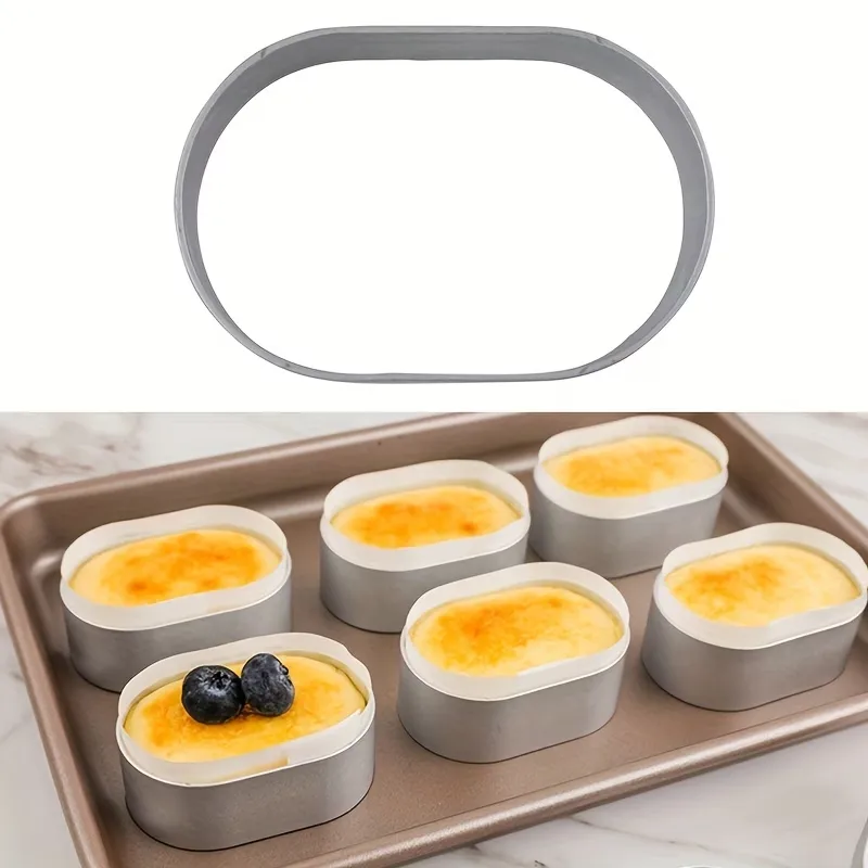 5Pcs Oval Dessert Baking Molds