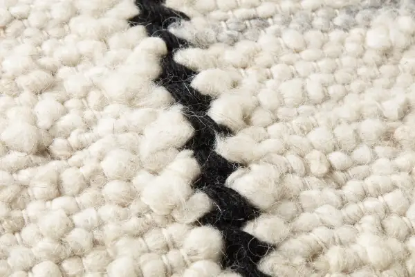 Ivory Woven Sofa Throw Pillow