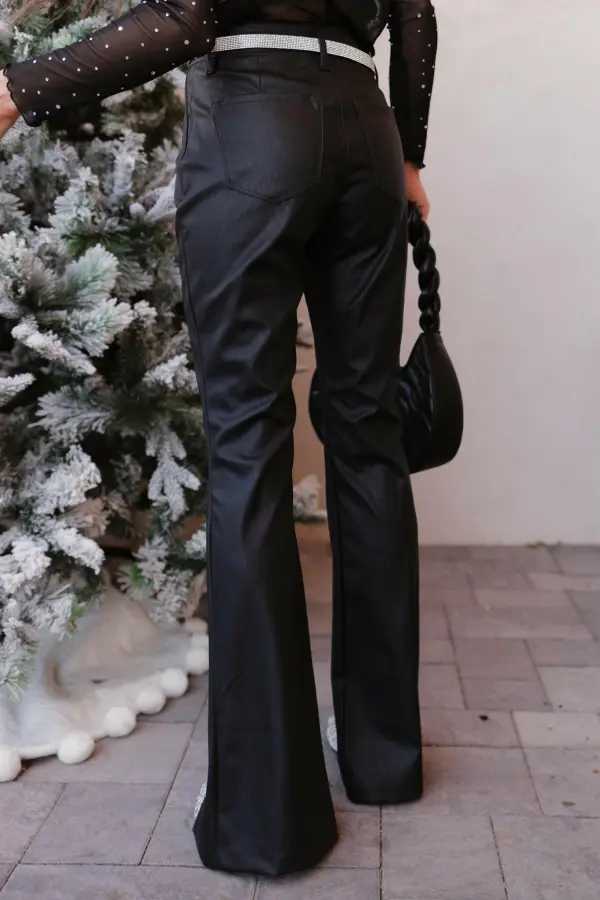 Flare Slit Casual Pants