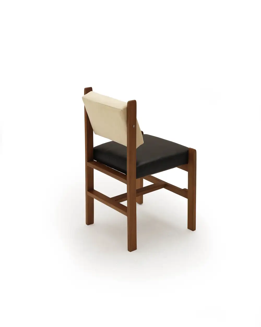 Teak Upholstered Accent Chair