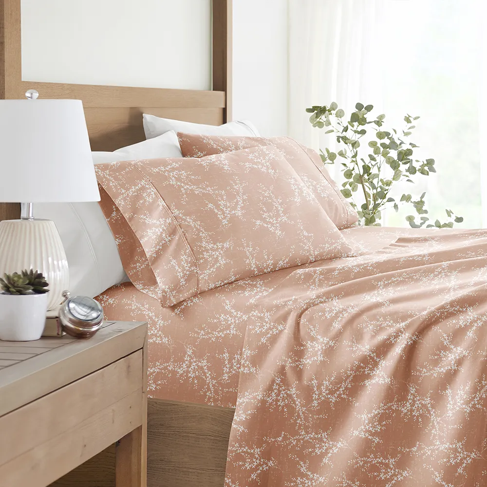 Distressed Willow Pattern Sheet Set