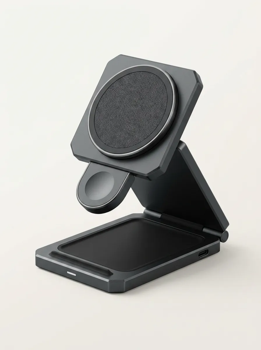 Sleek Foldable Magnetic Wireless Charger