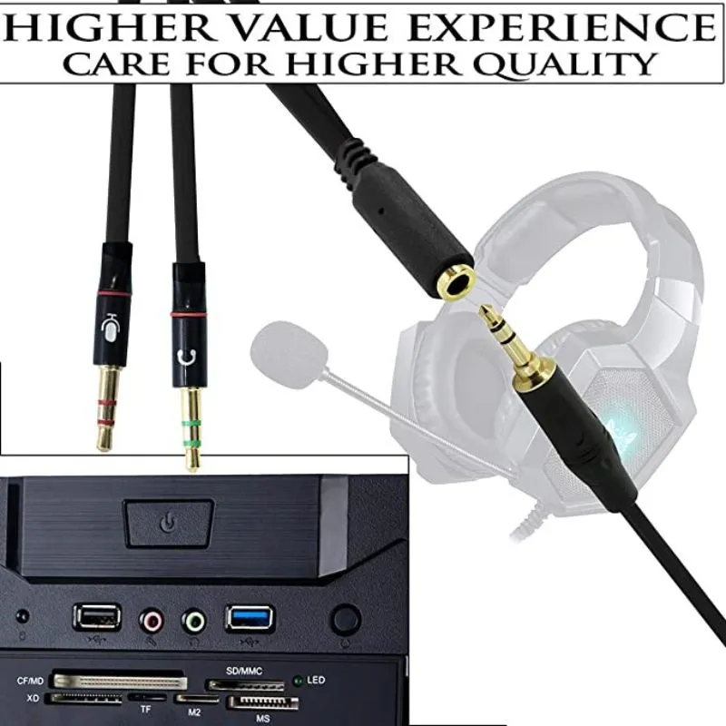 COMPUTER AUX CONVERT TO AUX FEMALE CONVERTER