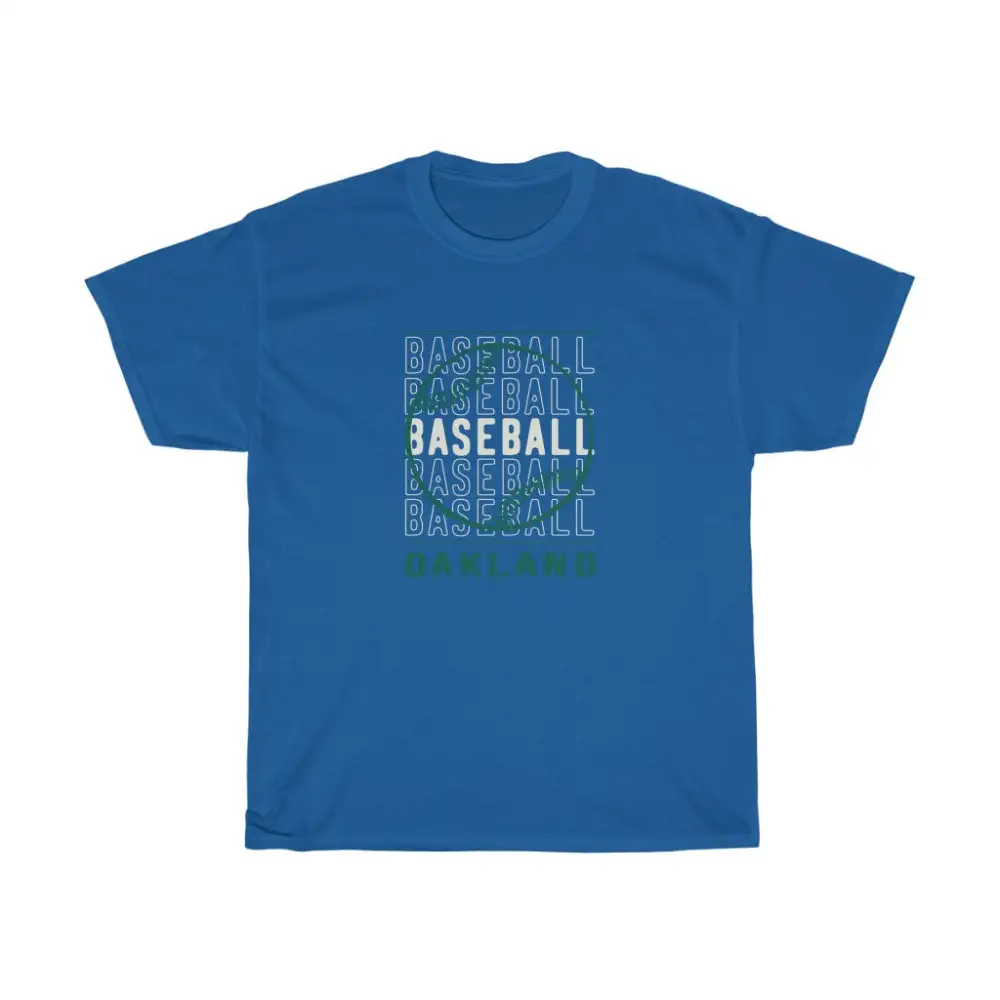 Baseball Oakland with Baseball Graphic T-Shirt