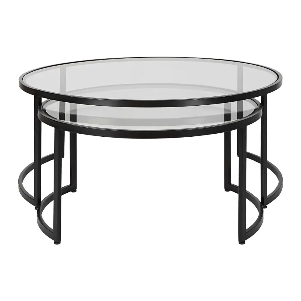 Round Nesting Coffee Tables Nesting Set