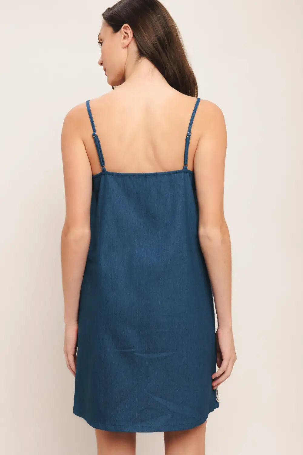 Modern Denim Mini Dress