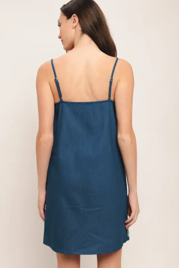 Modern Denim Mini Dress