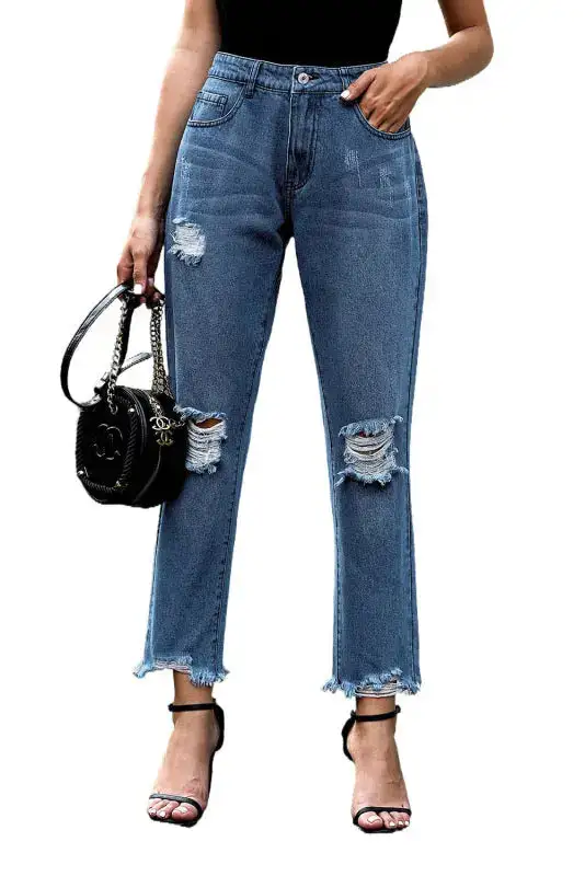 High Rise Totally Shaping Skinny Denim Jeans