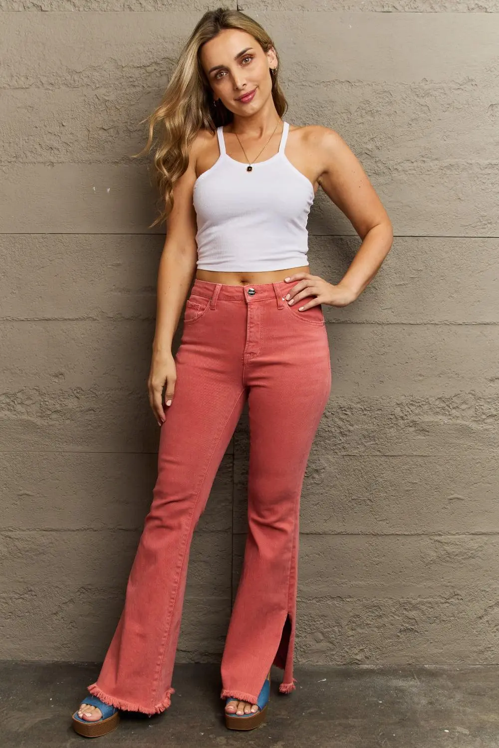 Drawstring Loose Fit Denim Jeans