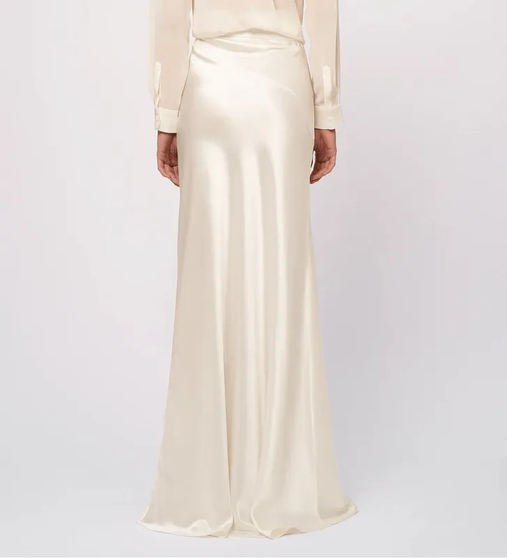Draped Maxi Skirt